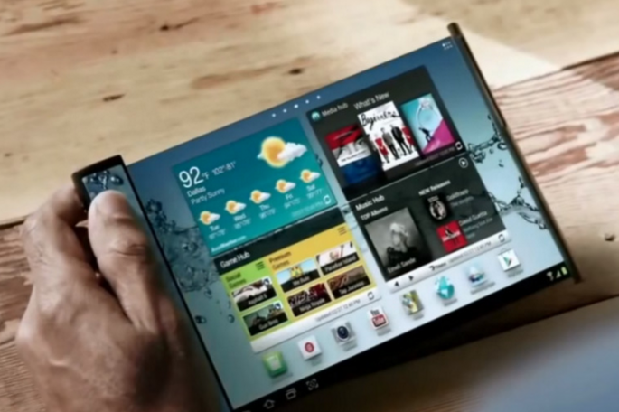 Samsung is set to release a foldable smartphone next year. 