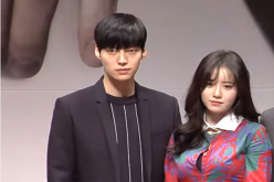 Ahn Jae Hyun and Goo Hye Sun at the press conference of their drama 