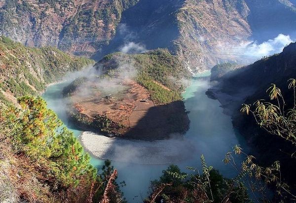 The Nu, a UNESCO-designated World Heritage Site, is China's remaining undamned river that flows through Yunnan Province.