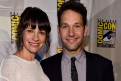 Actors Evangeline Lilly (L) and Paul Rudd attend Marvel's Hall H Panel for 'Ant-Man' during Comic-Con International 2014 at San Diego Convention Center.