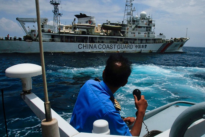 Ships of the Chinese coast guard often accompany Chinese fishing vessels in their trips to the South China Sea.