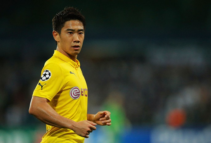 Borussia Dortmund attacking midfielder Shinji Kagawa.