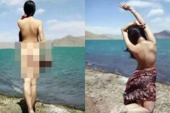 Naked Chinese Woman in Tibet
