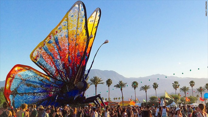 The Coachella Valley Music and Arts Festival is an annual music and arts festival held at Coachella Valley in the Colorado Desert.