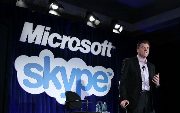 Then Skype CEO Tony Bates speaks about Microsoft and Skype.   