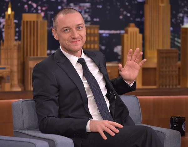James McAvoy shaved his head for his role as Professor Xavier in "X-Men: Apocalypse." 