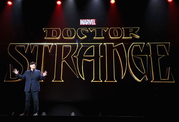 Marvel boss and "Doctor Strange" producer Kevin Feige attends 'Worlds, Galaxies, and Universes: Live Action at The Walt Disney Studios' presentation at Disney's D23 EXPO 2015