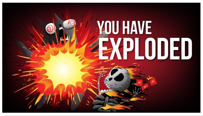 Exploding Kittens is a card game designed by Elan Lee, Shane Small and Matthew Inman from the comics site The Oatmeal. 