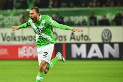 Wolfsburg striker Bas Dost.