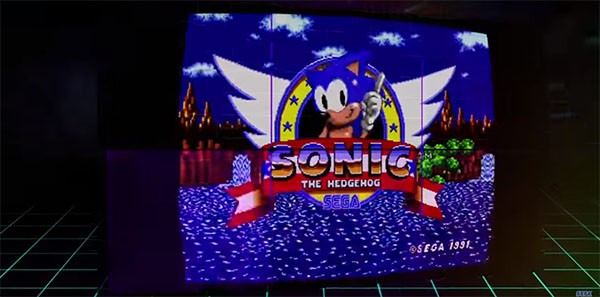 New Sega Mega Drive Classics Hub emulates "Sonic The Hedgehog" classic game.