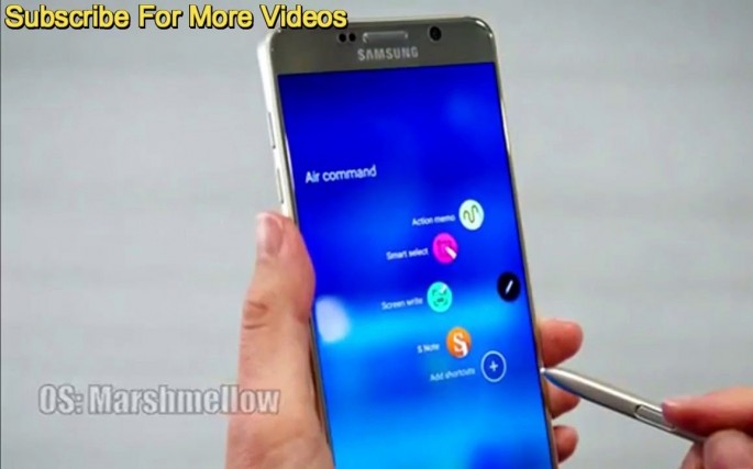 The upcoming Samsung Galaxy Note 6 will feature a 5.8-inch display and a 4000mAh battery. 