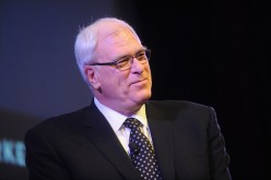 Phil Jackson in Conversation with Ben McGrath at the MasterCard stage at SVA Theatre.
