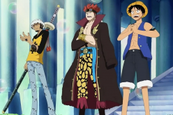 Law, Kidd and Luffy forms an alliance to battle the Marines in Sabaody Archipelago.