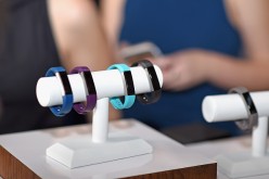 Fitbit Alta, a slim, sleek fitness wristband that can be personalized to fit your style, on display on Feb. 2, 2016 in New York City. 