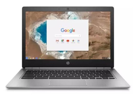 The HP Chromebook 13 with Intel Core M can be seen.