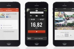 Various interfaces of a Nike+ app.