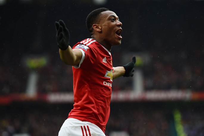 Manchester United forward Anthony Martial.