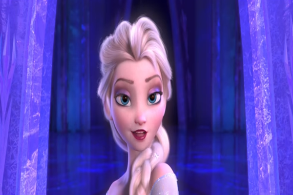 Elsa sings "Let It Go" in Disney's "Frozen."