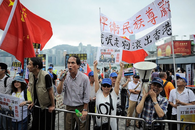 Hong Kongers Stage Satirical Rally Urging Mainland Chinese To Stay At Home