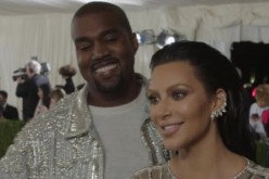 Kim Kardashian and Kanye West appear loved-up during Met Gala 2016. 